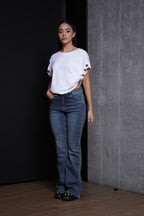 Blusa Ojillos Metalicos