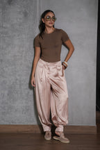 Satinado Jogger Beige