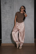 Satinado Jogger Beige