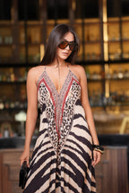 Vestido Maxi Safari