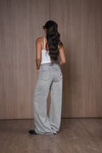 Pantalón denim claro