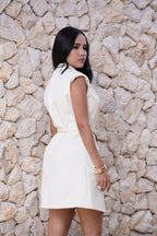 Vestido Blazer Marfil