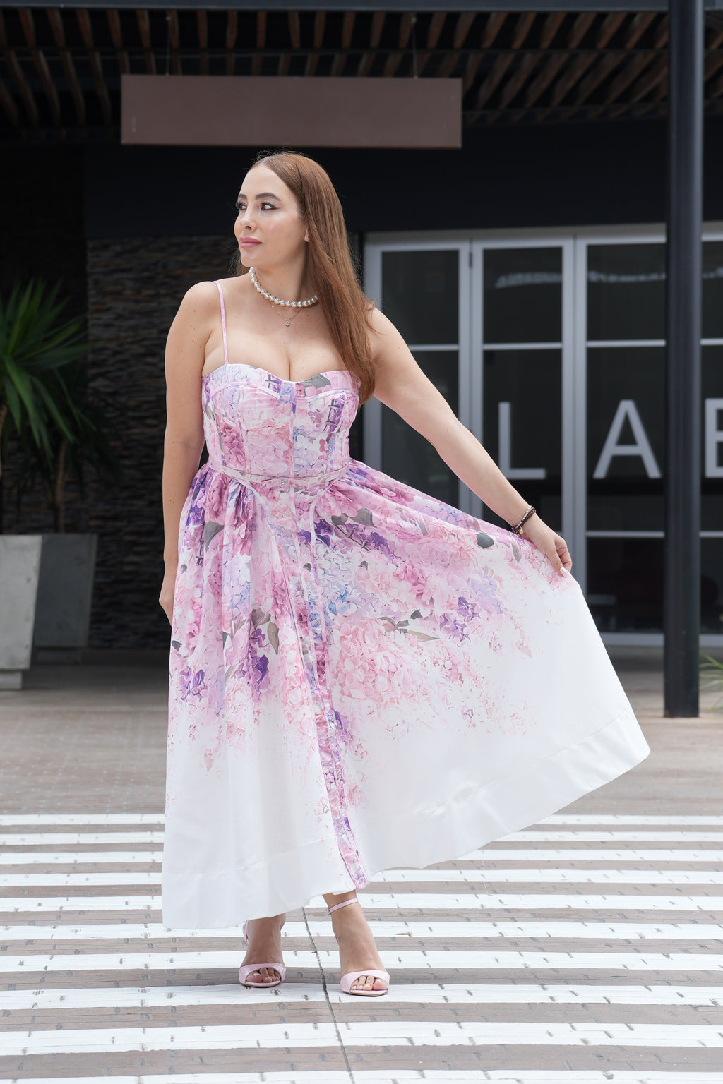 Vestido Midi Floral