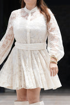 Vestido Corto En Encaje