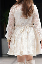 Vestido Corto En Encaje