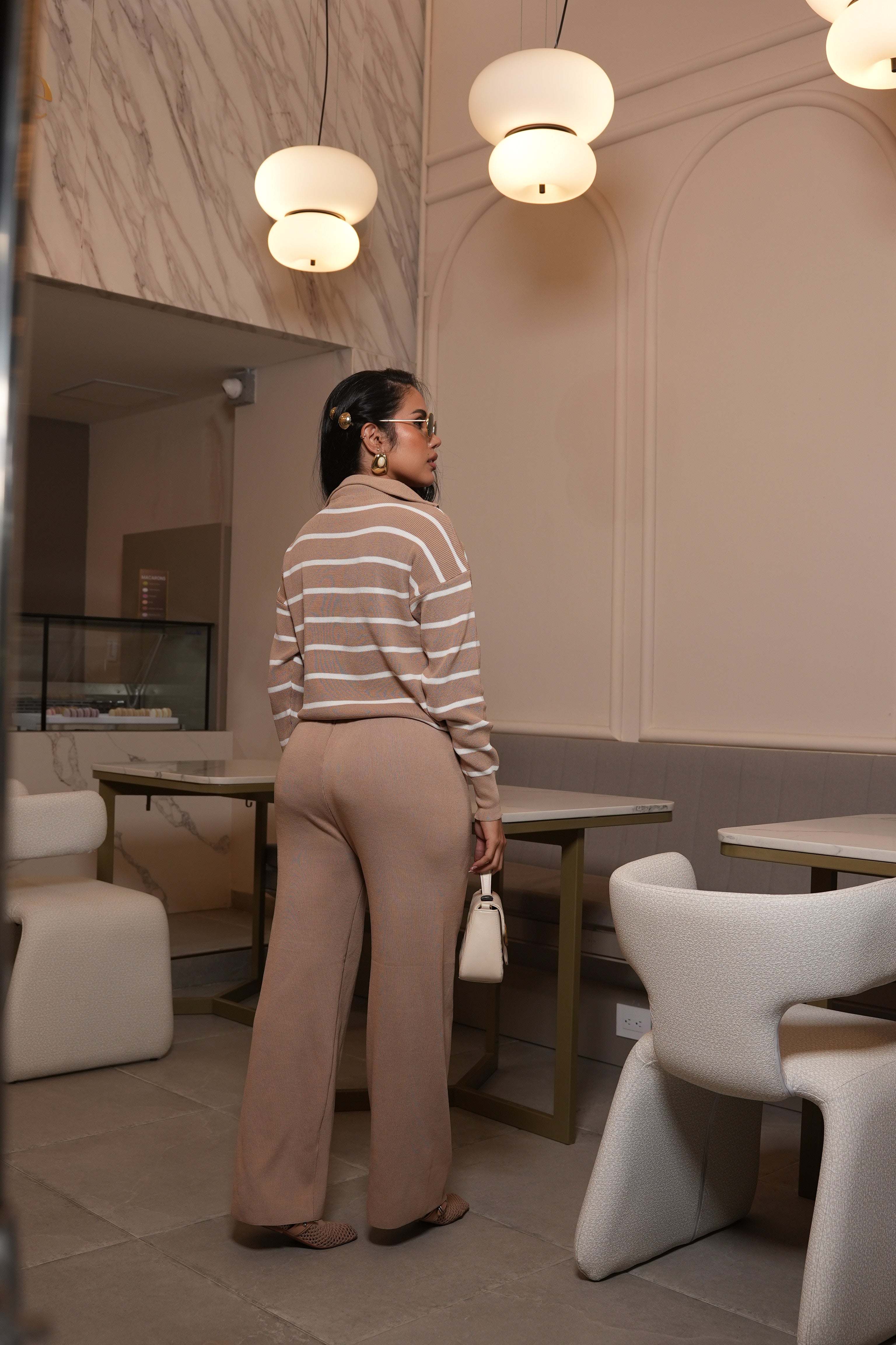 Set Buso Rayas Y Pantalon