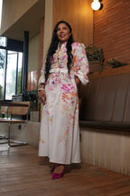 VESTIDO LARGO FLORAL