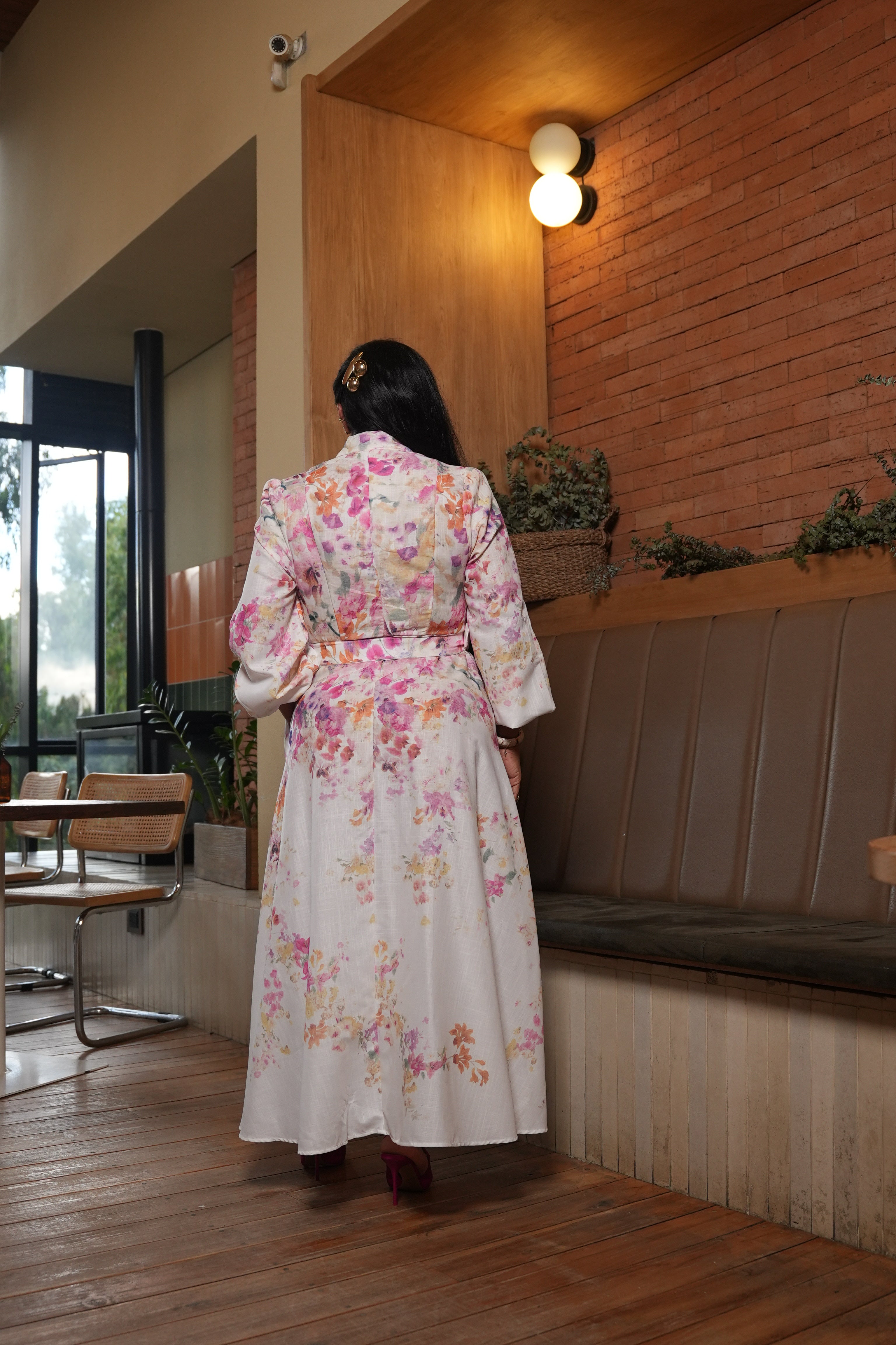 VESTIDO LARGO FLORAL