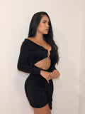 Vestido Midi Abierto