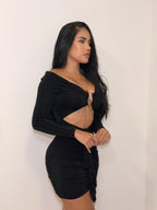 Vestido Midi Abierto