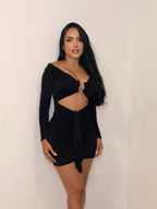 Vestido Midi Abierto