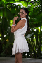 Vestido Tejido Blanco